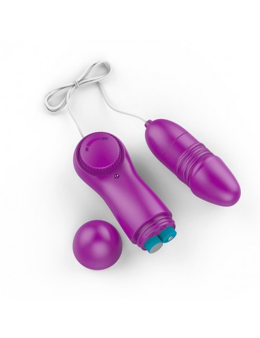 Laary Huevo Vibrador Multi Velocidad Control Remoto Purpur