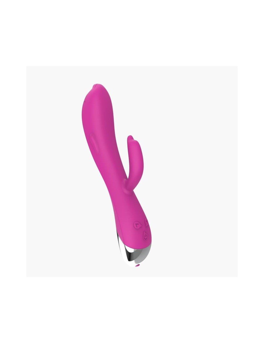 Vibrador Dolphin 6 Funciones USB Rosa