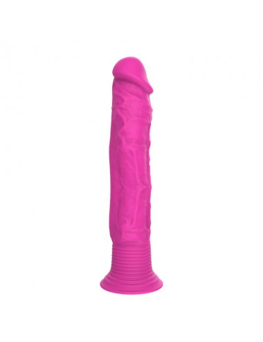 Dildo Realista con Vibracion Silicona Rosa