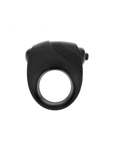 Romeri Anillo Bala Vibradora Silicona Negro