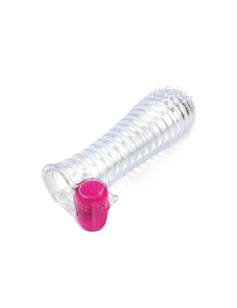 Funda para el Pene con Vibracion Transparente