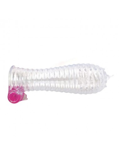 Funda para el Pene con Vibracion Transparente