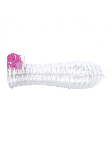 Funda para el Pene con Vibracion Transparente