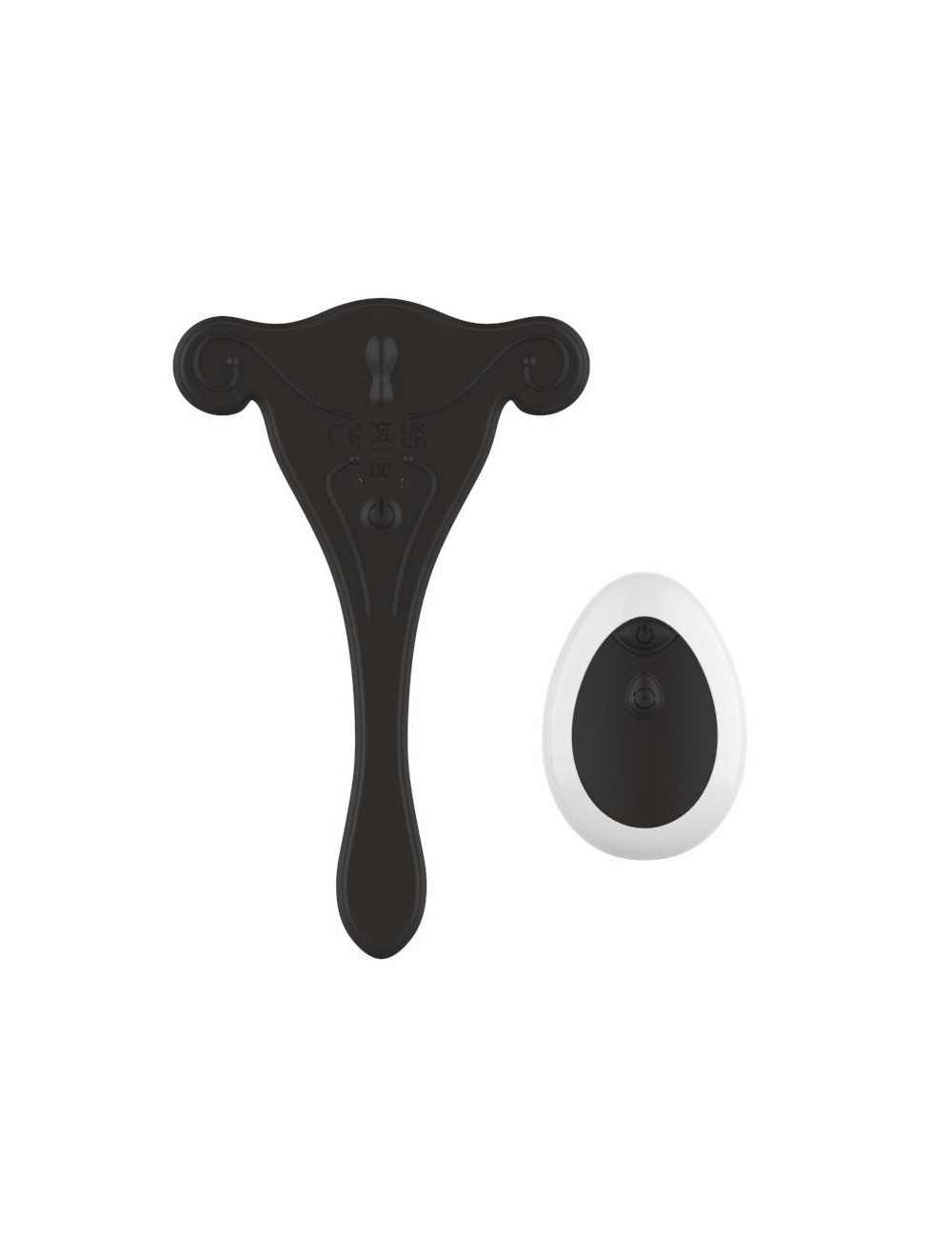 Estimulador de Braguita con Control Remoto USB Negro