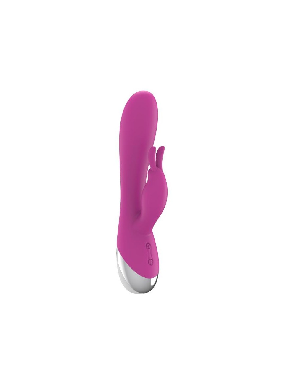 VIbrador Dual USB Silicona Rosa