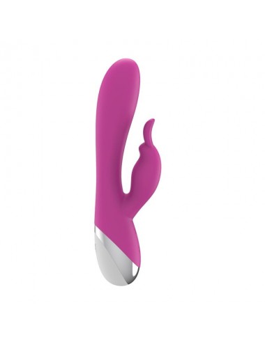 VIbrador Dual USB Silicona Rosa
