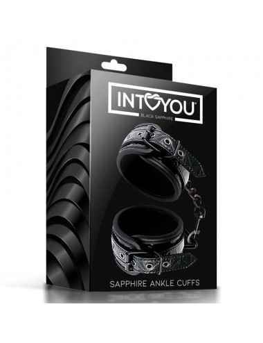 Esposas para Tobillo Ajustable Sapphire Cuero Vegano