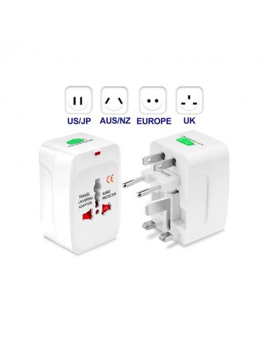 Adaptador Universal de Viaje US AU UK EU