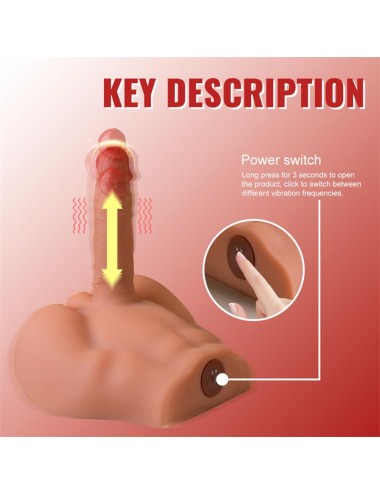 Peel Masturbador con Dildo y Ano Vibracion y Thrusting 27 kg