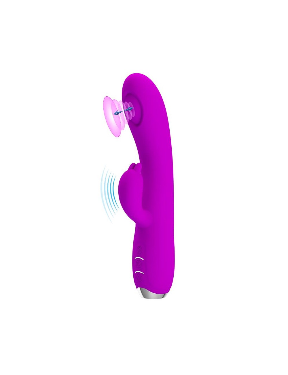 Regina Vibrador con Succion y Tapping
