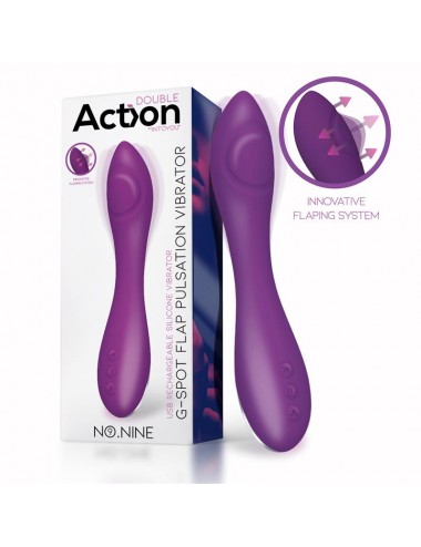 No Nine Vibrador Punto G Funcion de Pulsacion USB Magnetico Silicona