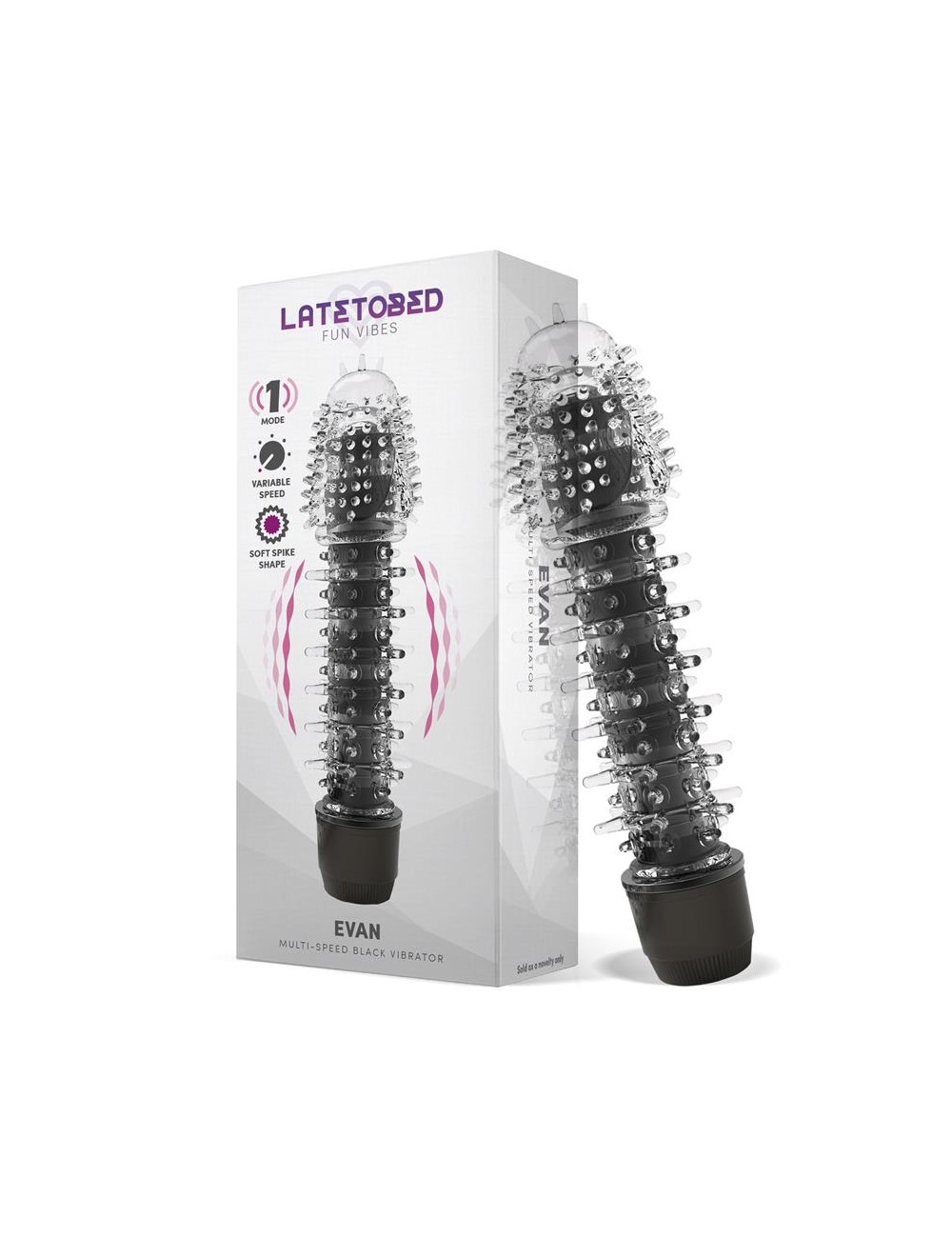 Evan Vibrador Multi Velocidad Negro