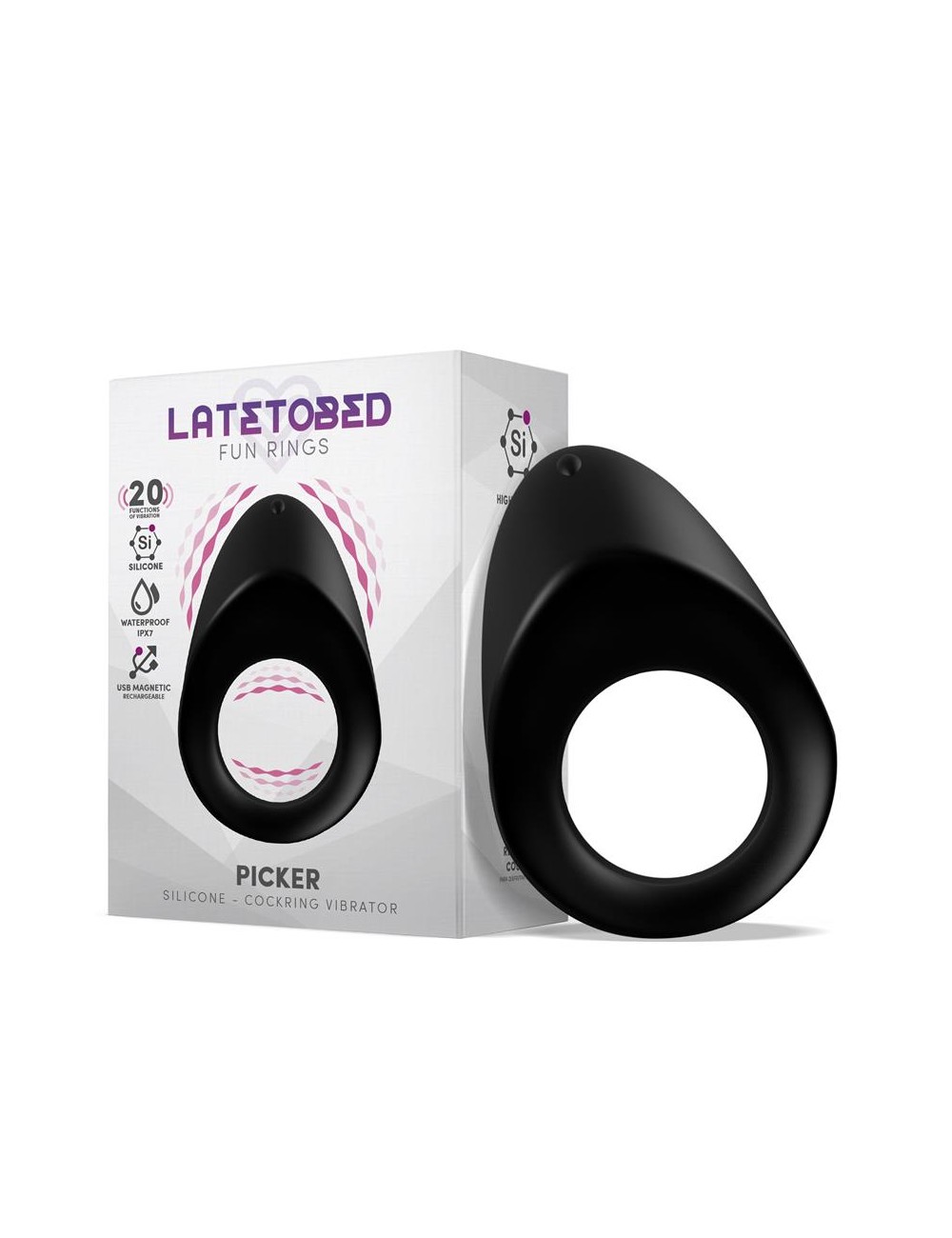 Picker Anillo Vibrador Parejas Silicona