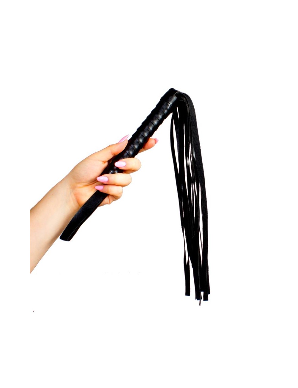 Flogger de Cuero 45 cm Negro