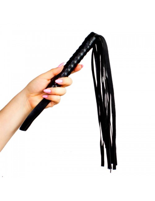 Flogger de Cuero 45 cm Negro