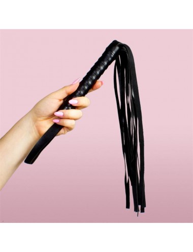 Flogger de Cuero 45 cm Negro