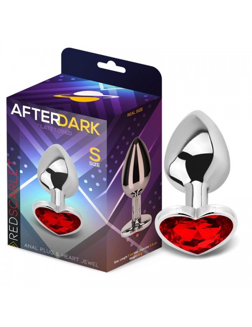 Plug Anal Joya de Corazon Red Scarlet Talla S