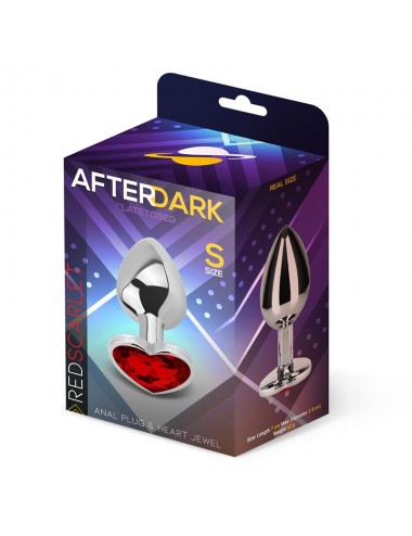 Plug Anal Joya de Corazon Red Scarlet Talla S