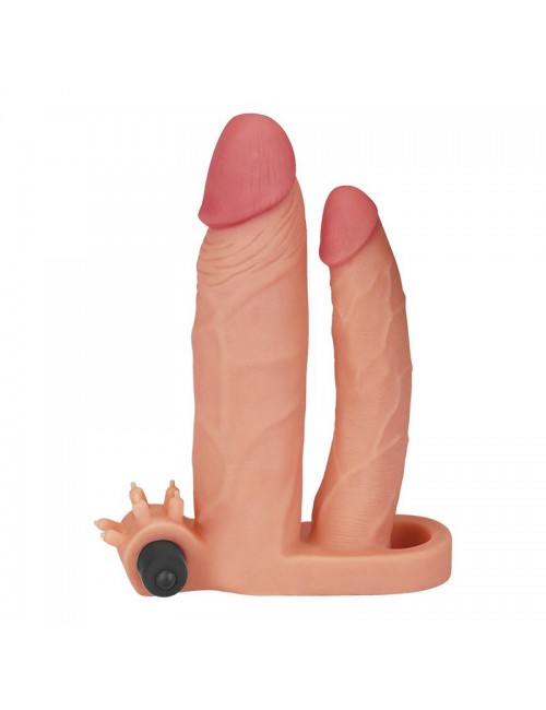 Funda para el Pene Doble con Vibracion 1