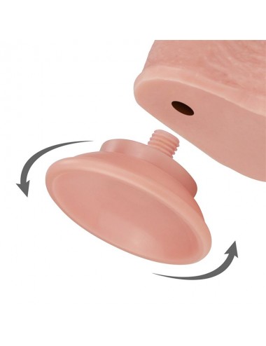 Dildo con Piel Retractil 9 Natural