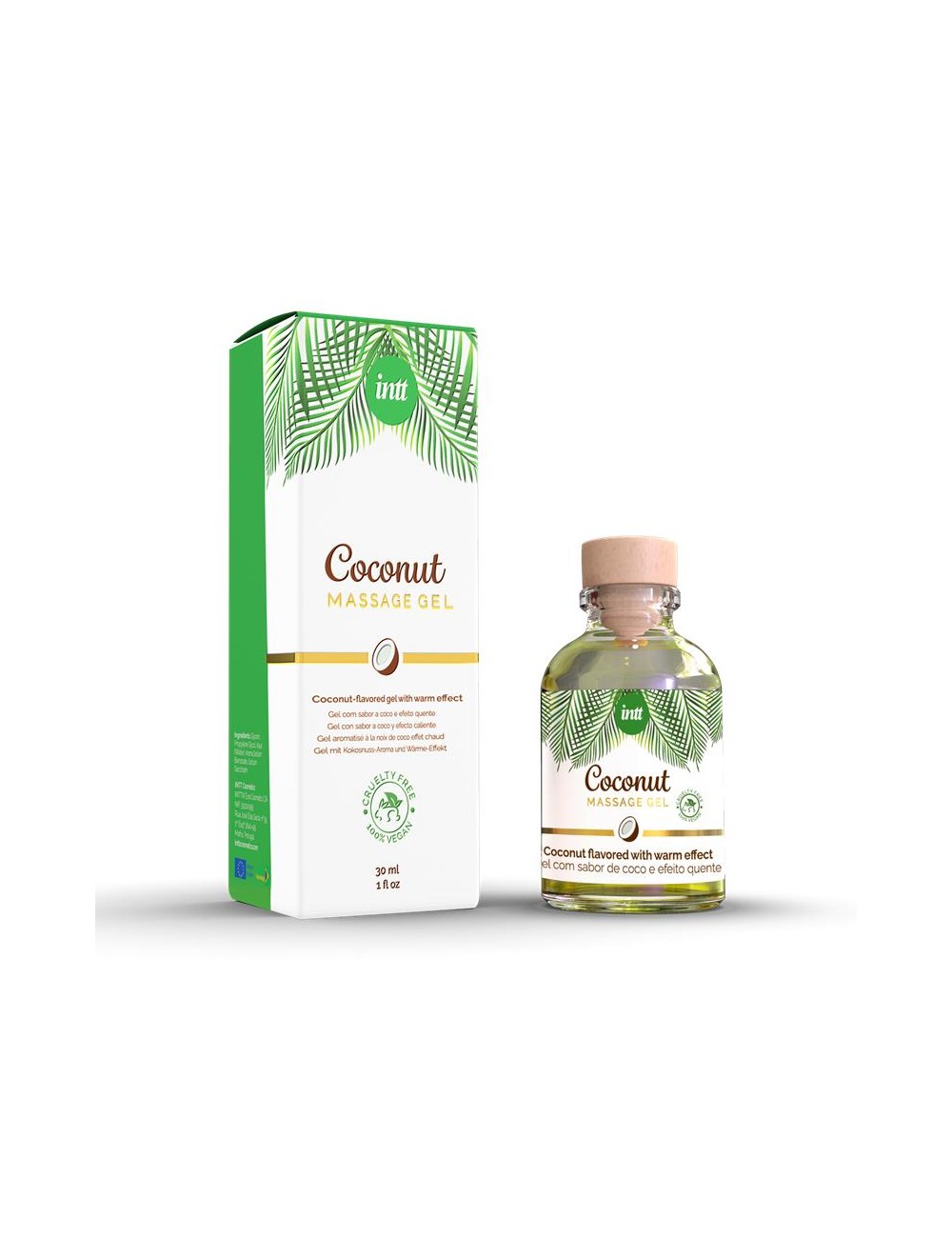 Gel de Masaje Coco 100 Vegano Besable 30 ml
