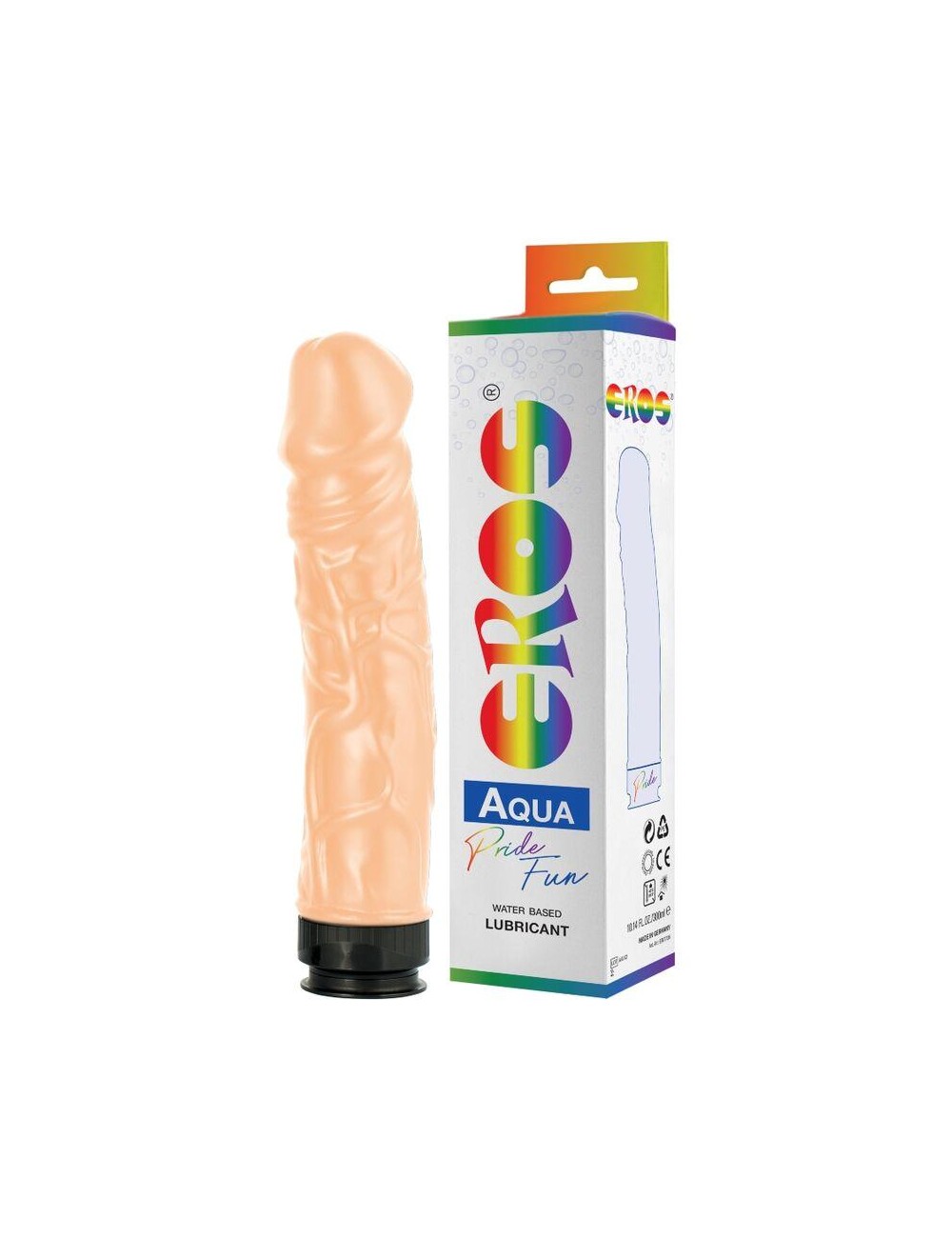 Dildo Pride Fun con Lubricante Aqua 300 ml