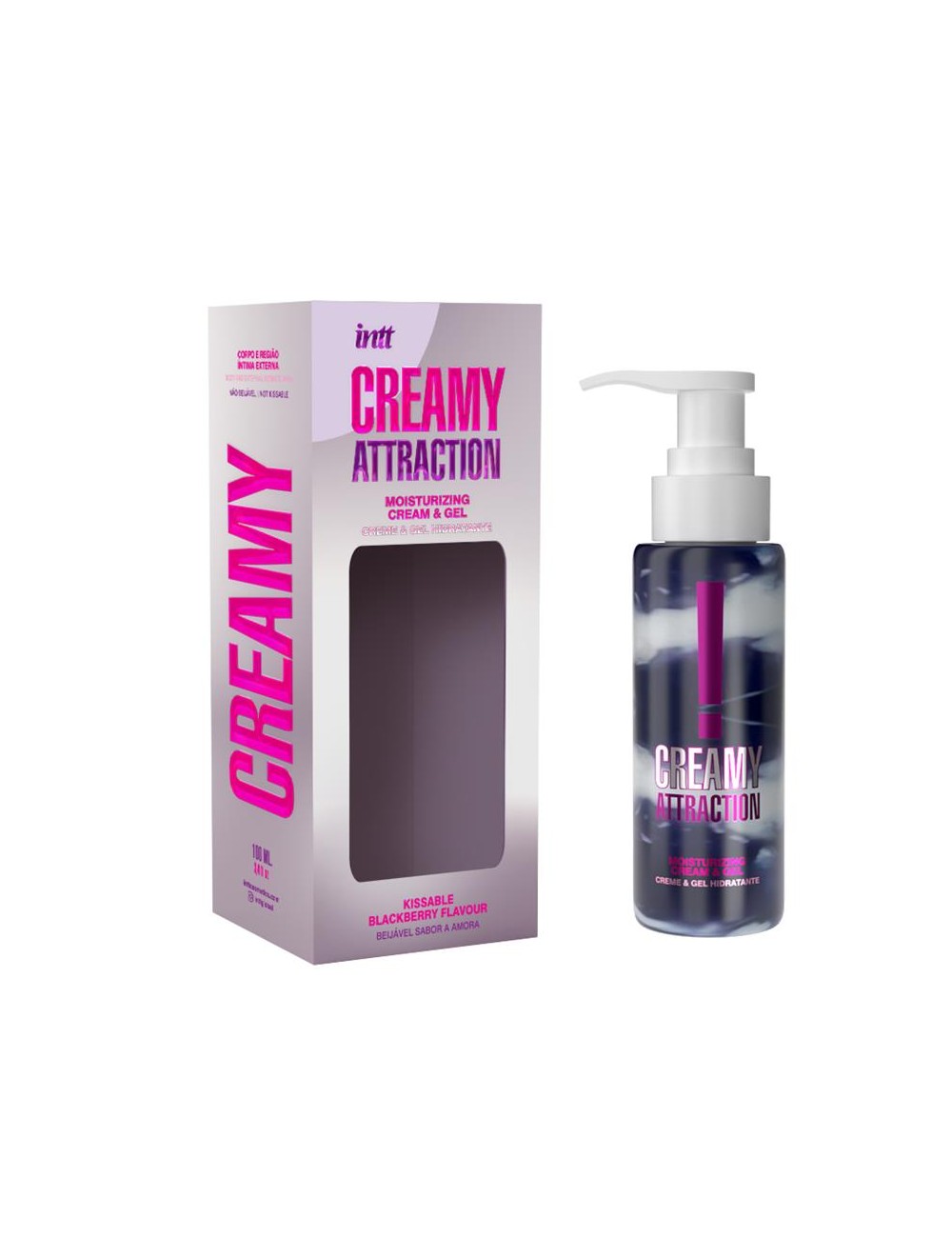Crema y Gel Besable Sabor Mora 100 ml