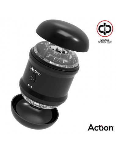 Thor Masturbador con Vibracion Doble Orificio
