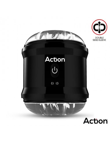 Thor Masturbador con Vibracion Doble Orificio