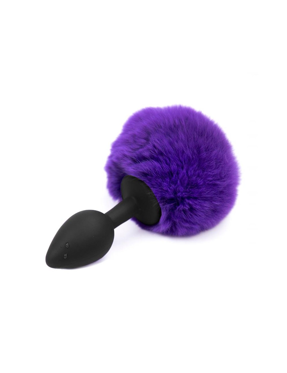 Plug Anal con Pompon Purpura Talla S
