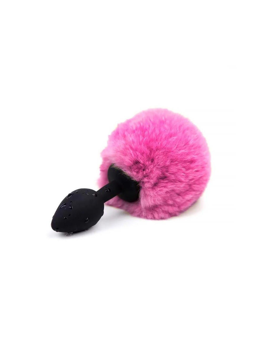 Plug Anal con Pompon Rosa Talla S