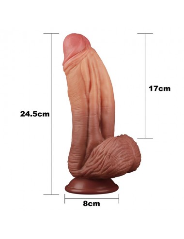 Dildo Nature King 10 Dual Layer