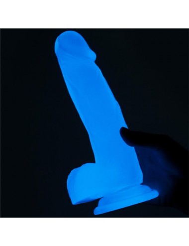 Dildo Lumino 75 Luz Azul
