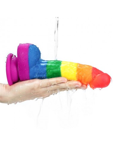 Dildo Prider 8 Silicona Liquida LGBT