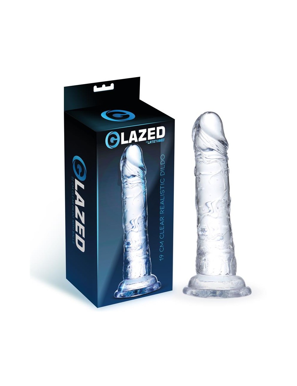 Dildo Realista Material Cristalino 19 cm