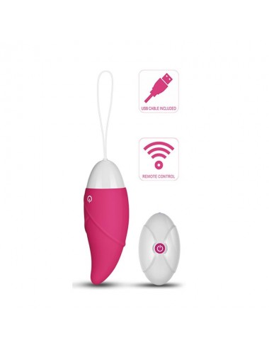 Huevo Vibrador iJoy Control Remoto USB Rosa