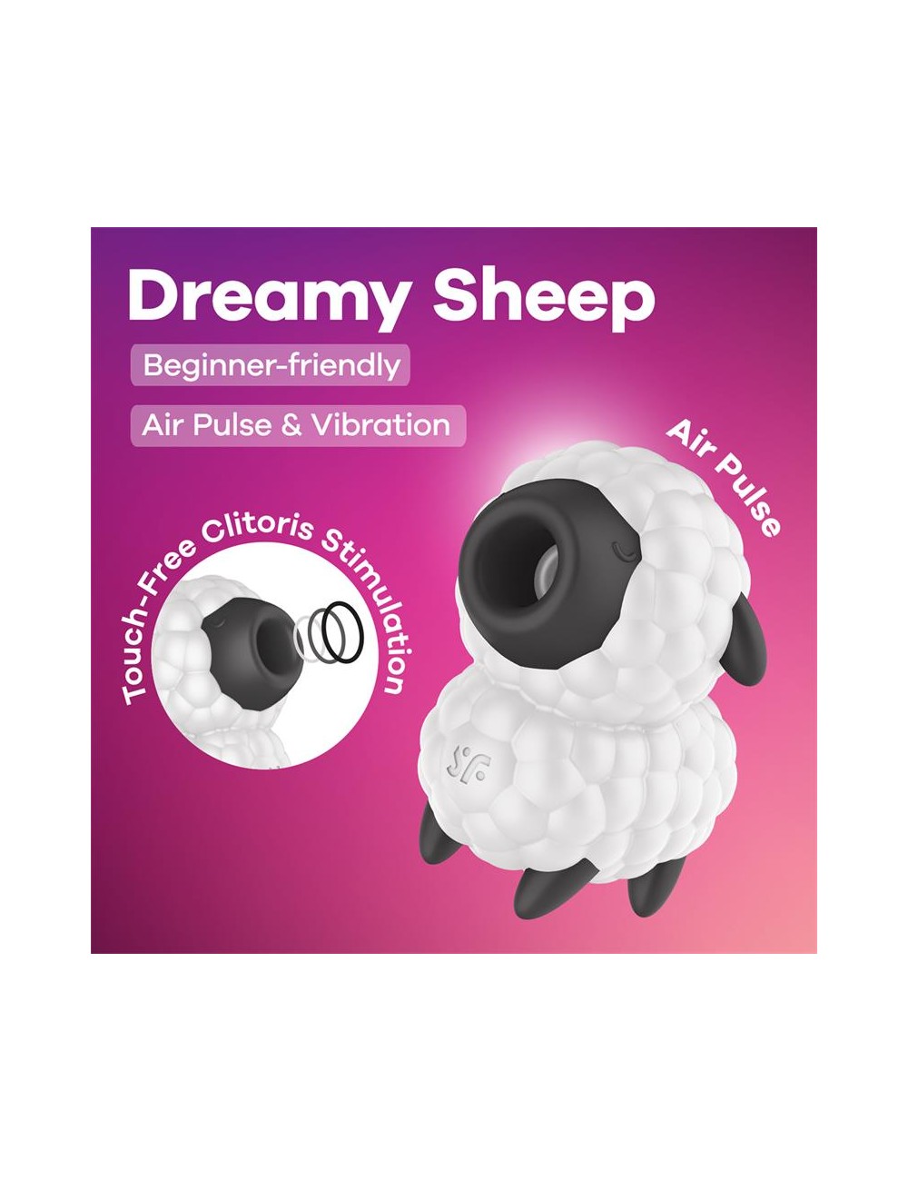 Dreamy Sheep Succionador con Vibracion