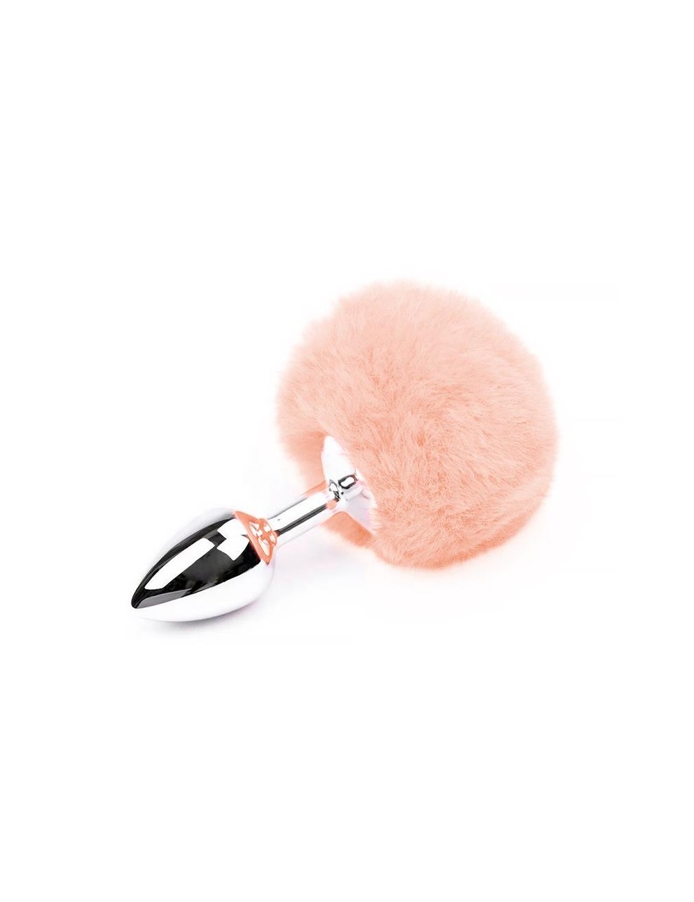 Plug Anal con Pompon Rosa Chicle Talla S