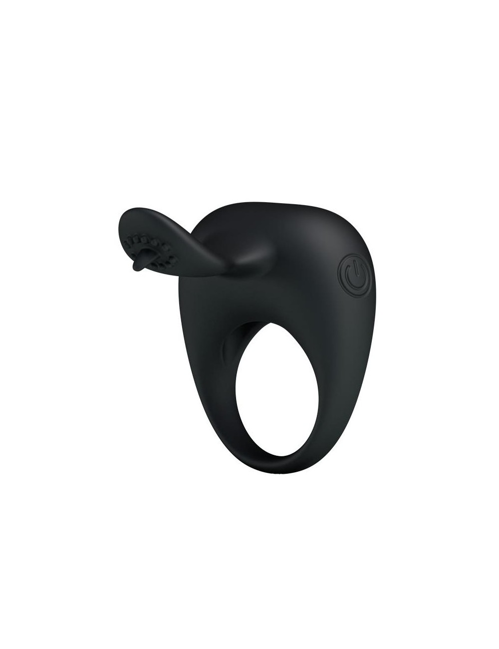 Pretty Love Anillo Vibrador Tonguo Negro