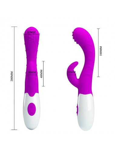 Vibrador Arthur con Movimiento Finger Purpura