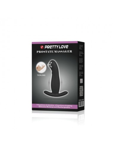 Masajeador Prostatico con Vibracion y Cosquilleo