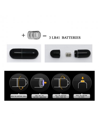 Anillo Vibrador Eudora Color Negro