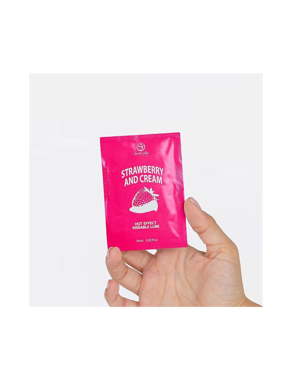 Monodosis Lubricante Fresas con Nata 10 ml