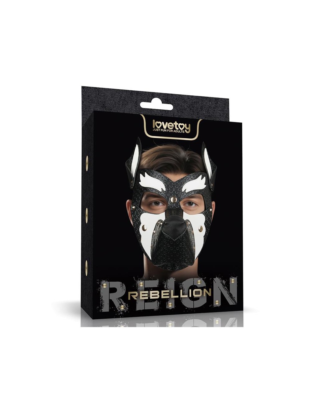 Mascara Cachorro Rebellion Reign Howl Blanco