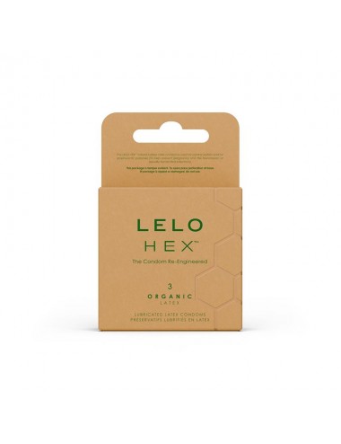 HEX Condoms Organic 3 unidades