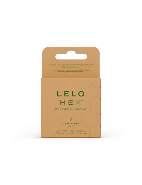 HEX Condoms Organic 3 unidades
