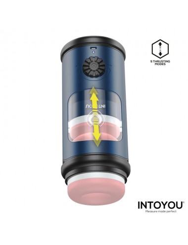 Tenkro Masturbador con Thrusting y Calor USB C