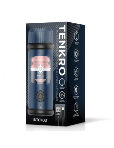 Tenkro Masturbador con Thrusting y Calor USB C