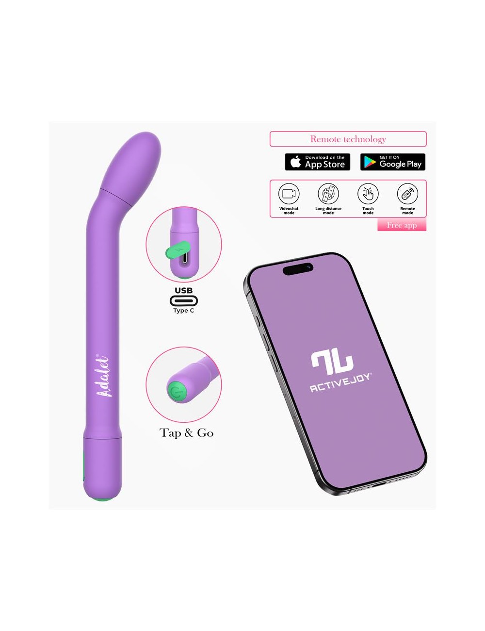 Gently Estimulador Punto G con APP Lavanda