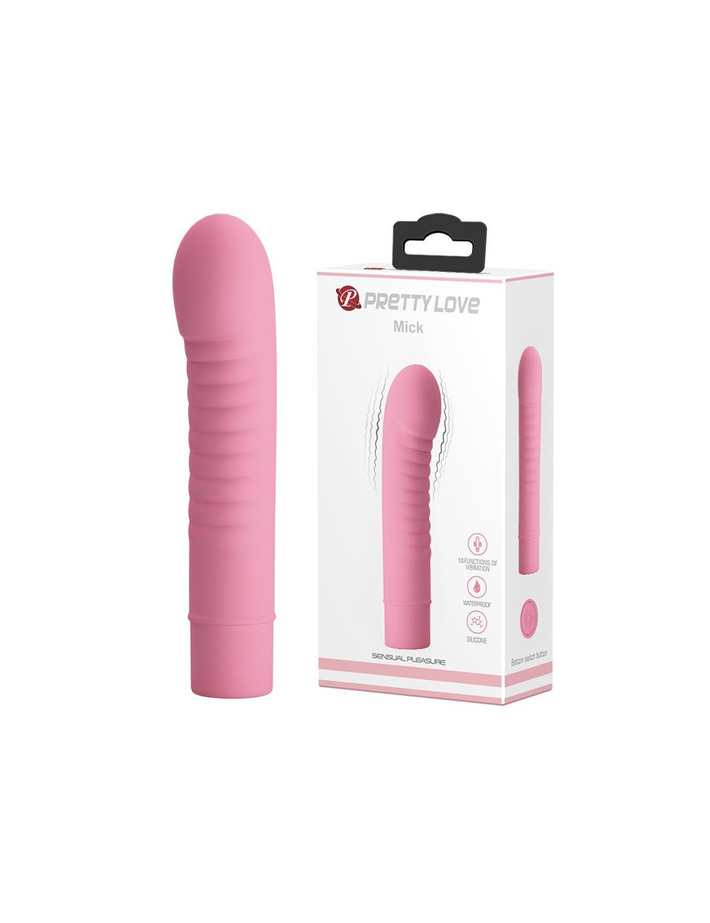 Estimulador Mick Silicona Rosa